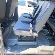 Universal Rear Car / SUV / Van Mat 135cm x 33cm Rubber With Carpet Grey Packy Poda 1 Pc-image-6303369