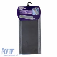 Universal Rear Car / SUV / Van Mat 135cm x 33cm Rubber With Carpet Grey Packy Poda 1 Pc-image-6303373