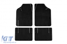 Universal set rubber mats suitable for Gumarny Zubri Series UNI 3A, 4-piece set, black color - ABFMF6024119