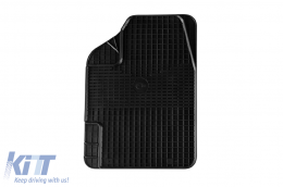 Universal set rubber mats suitable for Gumarny Zubri Series UNI 3A, 4-piece set, black color-image-6251204
