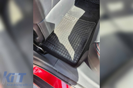 Universal set rubber mats suitable for Gumarny Zubri Series UNI 3A, 4-piece set, black color-image-6251210