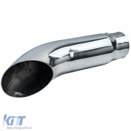 Universal stainless steel tailpipe trim 