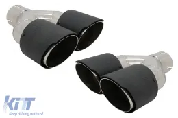 image-25-Universale Fibra di carbonio Scarico Silenziatore Punte Polished Look Ingresso 6,1 cm