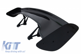Universel Ajustable Aileron Coffre Aile Tuning GT Look Réal Carbone Fibre 142 cm-image-6042877