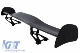 Universel Ajustable Aileron de coffre GT Design Carbone réel-image-6042826