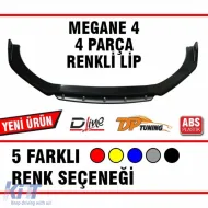 image-16-Universeller Frontlippe Piano Black ABS / Grau für Megane 4