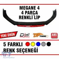image-15-Universeller Frontlippe Piano Black ABS / Rot geeignet für Megane 4