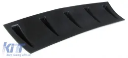 Universeller Heckdiffusor für Heckstoßstange mit 5 Finnen Carbon-Look-image-6196139