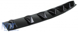 Universeller Heckstoßstangen-Diffusor mit 7 Finnen in Carbon-Optik-image-6191993
