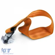 Universelles Abschleppseil mit Abschlepphaken 21,5cm orange-image-6197510