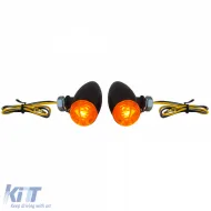 image-50-Universelles Motorrad-Halogenblinker-Set BULLET Schwarz Gelb mit E-Mark