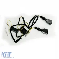 image-0-Universelles Motorrad-Set mit klarem Glas-LED-Blinker SLIMLINE mit E-Mark
