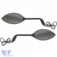 image-14-Universelles Scooter-Spiegelpaar mit LED-Indikator, Metallgehäuse, schwarz