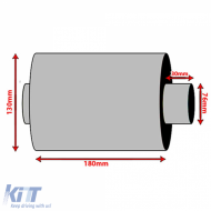 Universelles Set aus echtem Carbon-Luftfilter für kalte Luftansaugung-image-6190801