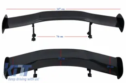 Univerzális állítható csomagtartó spoiler szárny GT Design valódi szénszálas-image-6042829