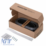 Univerzális első spoiler Samurai Lip Safe & Style 2500mm Carbon 1 db-image-6299441