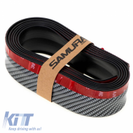 Univerzális első spoiler Samurai Lip Safe & Style 2500mm Carbon 1 db-image-6299443