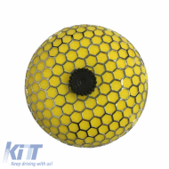 Univerzális gomba légszűrő F100, 4 adapterrel F60/70/76/90mm, sárga-image-6295576