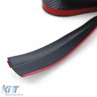 Univerzális rugalmas első spoiler toldat carbon megjelenés piros 5cm 2.5 méter-image-6197908