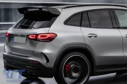 Uno spoiler da bagagliaio di tipo Design adatto per Mercedes GLA H247 dopo il 2020, non verniciato-image-6228170