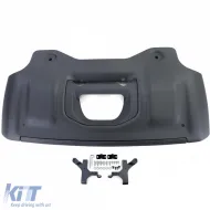 Unterfahrschutz aus schwarzem Aluminium, geeignet für Land Rover Defender L663 90 110 ab 19-image-6210183