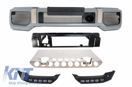 image-72-Unterfahrschutz für MERCEDES G-Klasse W463 89-17 DRL Lights Bumper G65 Design