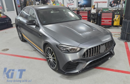Upgrade Body Kit suitable for Mercedes C-Class W205 (2014-2018) Conversion to C-Class W206 C63 Design-image-6211358