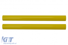 V-Brace Ensemble d'inserts bandes calandre garniture pour BMW série 1 2 3 4 5 6 7 jaune-image-6095489