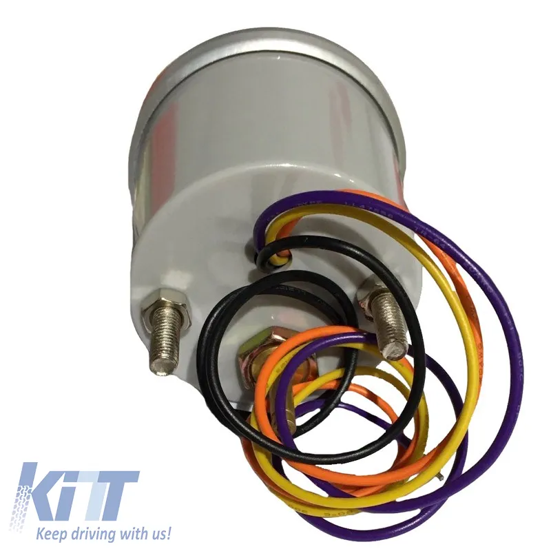 Vacuum Gauge Auto Gauge White 52mm With 7 Colors