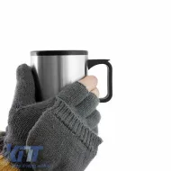 Vacuum Travel Mug suitable for Coffee / Tea Chrome 414ml-image-6302354