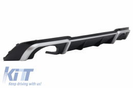 Valance Diffusor & Auspuff-Tipps für Audi A3 8V Sline Facelift 16-19 RS3 Look-image-6044247