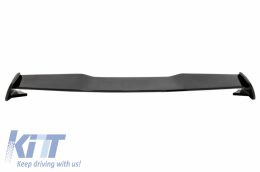 Задна дифузьор Valance , Подходящ за MERCEDES W176 A-Class (2012-2018) със Спойлер на капака на покрива и Задна Броня Сплитери Перки A45 Дизайн Facelift Piano Black-image-6049606