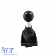 Váltógomb szoknyával fekete Audi A3 8L 5 sebességes 12mm GK0241-image-6298403