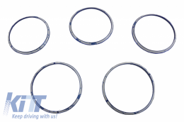 Рамка за пръстен Ventilation Синьо подходящ за Mercedes A Class W176 B Class W246 CLA Class C117 и GLA Class X156-image-6037843