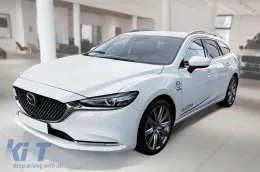 Verstärkter Avisa-Schutz geeignet für die hintere Stoßstange des Mazda 6 Kombi 2012-2018, nach 2018, schwarz-image-6129832