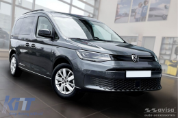 Verstärkter Avisa-Schutz geeignet für die hintere Stoßstange des Volkswagen Caddy nach 2020, Chrom-image-6212045