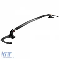 Verstärkungsstrebe aus schwarzem Aluminium, verstellbar, geeignet für BMW E46 6 Zylinder 320i 323i 325i 328i 330i-image-6193135