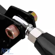 Verstärkungsstrebe aus schwarzem Aluminium, verstellbar, geeignet für BMW E46 6 Zylinder 320i 323i 325i 328i 330i-image-6193138