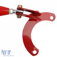 Verstellbare Aluminium-Strebe rot für vorne, geeignet für Peugeot 206 + CC SW 98-08-image-6191309