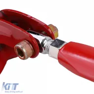 Verstellbare Aluminium-Strebe rot für vorne, geeignet für Peugeot 206 + CC SW 98-08-image-6191310