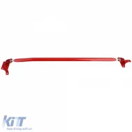Verstellbare rote Aluminium-Strebe für vorne, geeignet für VW Golf 4 + Bora 97-03-image-6193544