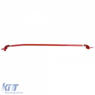 Verstellbare rote Aluminium-Strebe für vorne, geeignet für VW Golf 4 + Bora 97-03-image-6193545