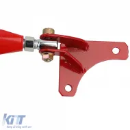 Verstellbare rote Aluminium-Strebe für vorne, geeignet für VW Golf 4 + Bora 97-03-image-6193548