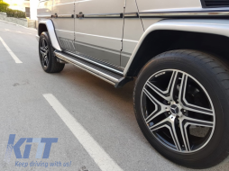 Vinilo Adhesivo Lateral Para Mercedes Clase G W463 89-17 Sticker Vinyl Negro--image-6033776