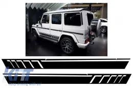 image-2-Странични стикери Vinyl Матово черно подходящ за MERCEDES G-class W463 (1989-2017)