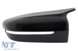 Visszapillantó tükör borítás BMW 3 G20 G21 G28 (2017-2020), zongoralakk fekete, M Sport Dizájn, balkormányos-image-6113945
