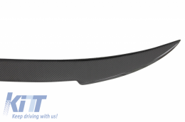Visszapillantó tükör borítás és hátsó spoiler, BMW 3 F30 2011-2018, M4 stílus, szénszál-image-6043427