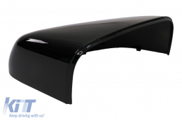 Visszapillantó tükör borítás, Range Rover Vogue L322, Sport L320, Discovery 3, 4 modellekhez, zongoralakk fekete-image-6045653