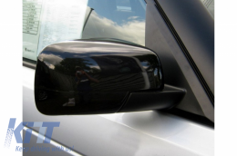 Visszapillantó tükör borítás, Range Rover Vogue L322, Sport L320, Discovery 3, 4 modellekhez, zongoralakk fekete-image-6045655