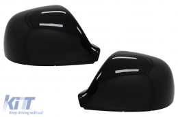 image-14-Visszapillantó tükör borítás VW Amarok (2010-2020), Transporter Multivan T5 facelift (2010-2015), Transporter T6 (2016-2018) modellekhez, zongoralakk fekete